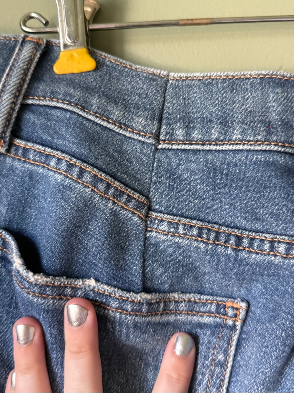 Hatch - Maternity Jeans - Straight Leg - Size 30 (see description) - Picture 4 of 8